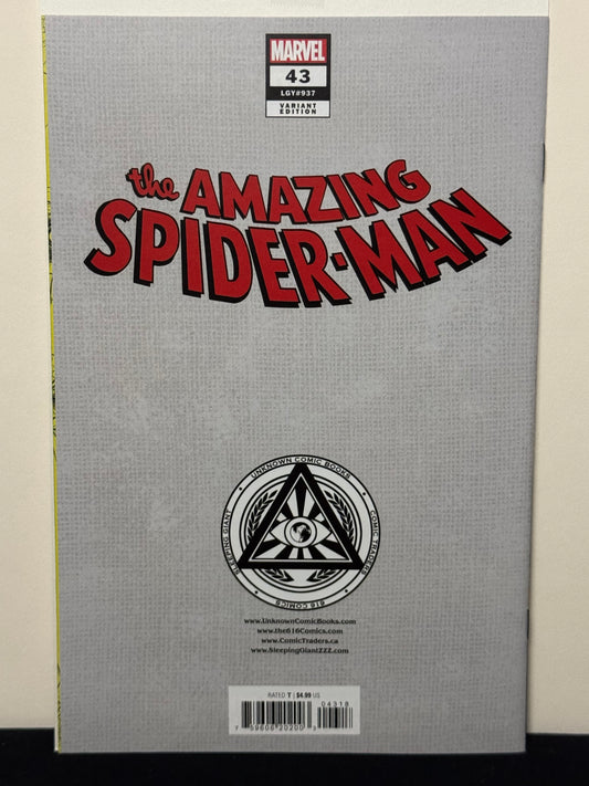 AMAZING SPIDER-MAN #43 KIRKHAM EXCLUSIVE TRADE VARIANT Marvel ~CGC Worthy~