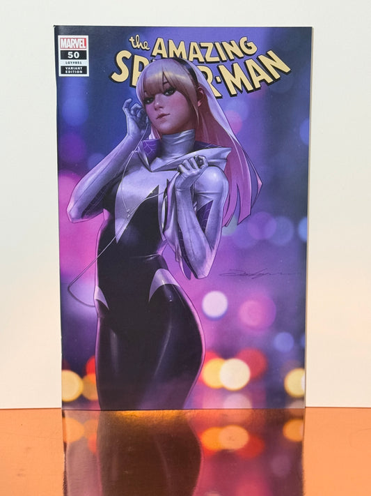 Amazing Spider-Man 50 Marvel 2020 Jeehyung Lee 🟪 NM+ ⬛️Spider-Gwen Stacy